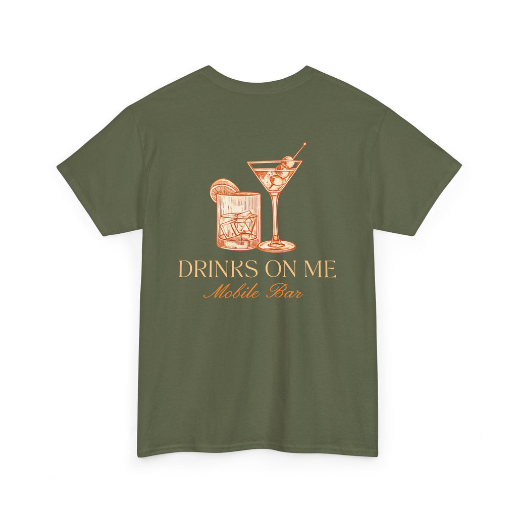 Drinks On Me Mobile Bar T-Shirt | OG LOGO