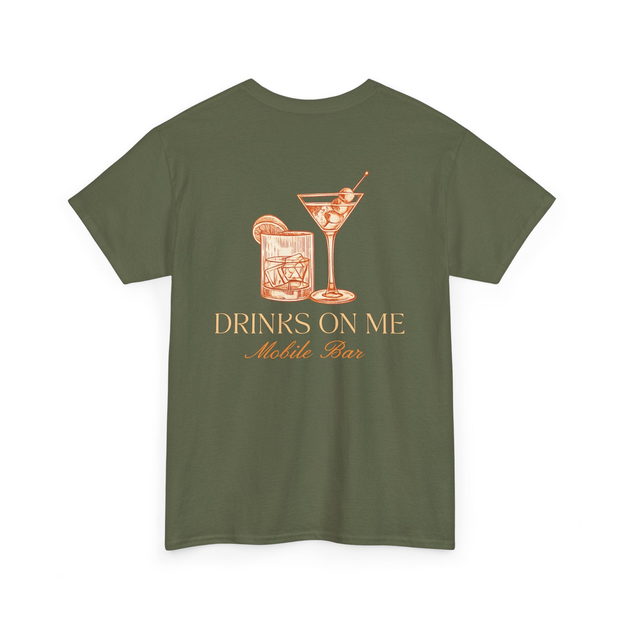 Drinks On Me Mobile Bar T-Shirt | OG LOGO