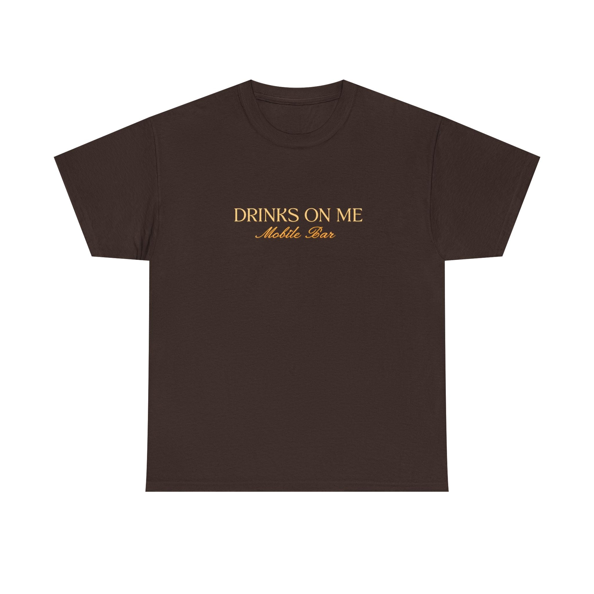 Drinks On Me Mobile Bar T-Shirt | OG LOGO