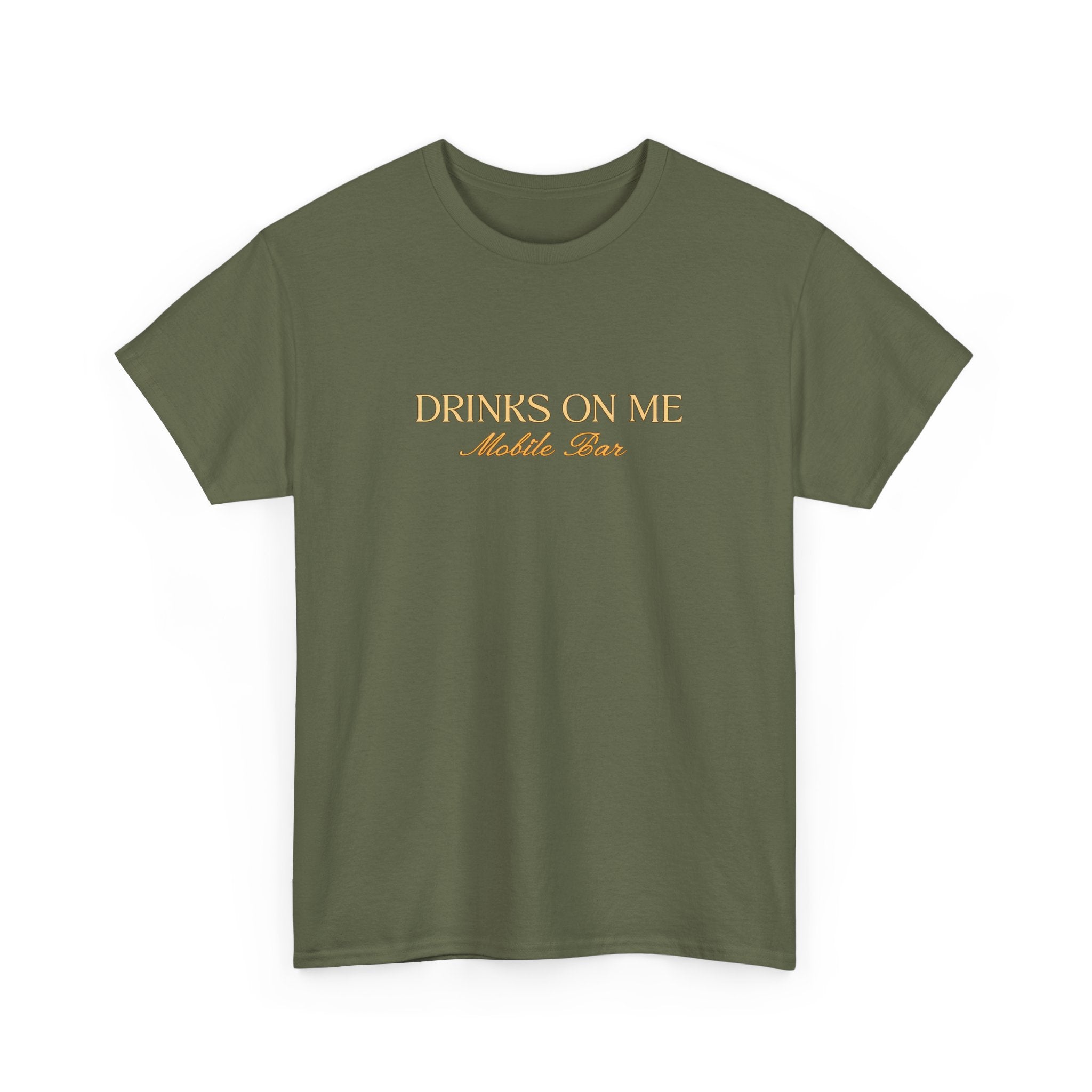 Drinks On Me Mobile Bar T-Shirt | OG LOGO