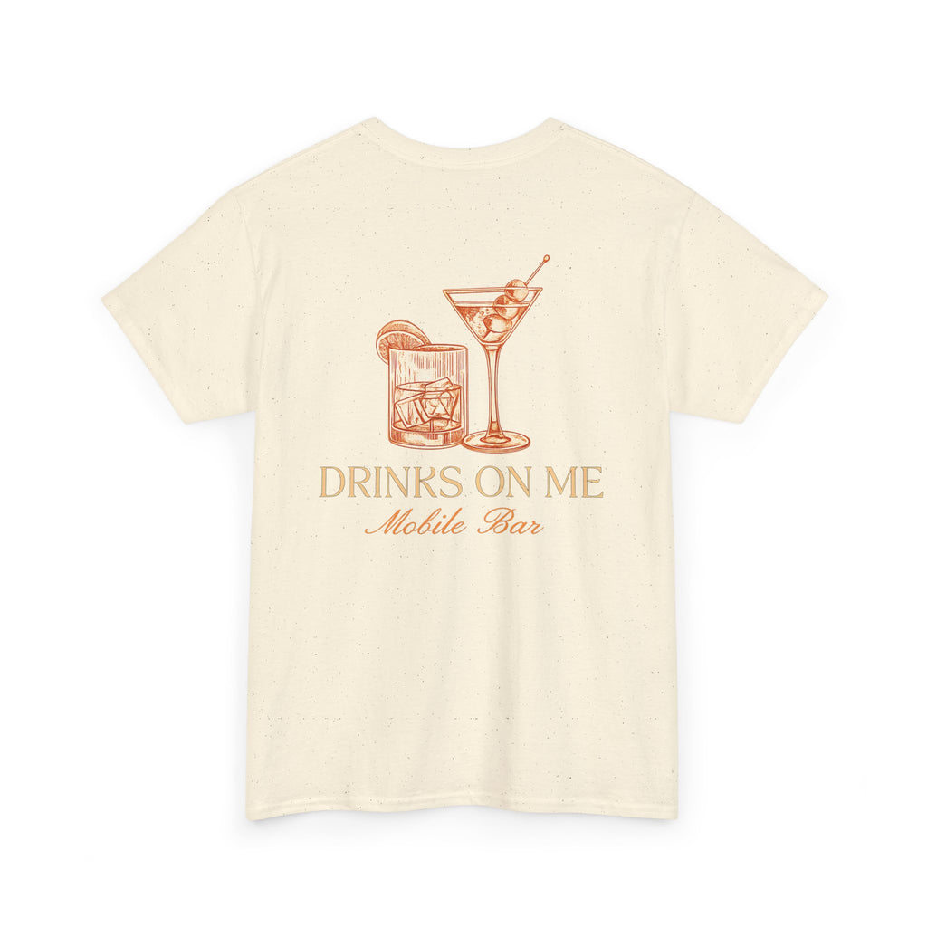 Drinks On Me Mobile Bar T-Shirt | OG LOGO