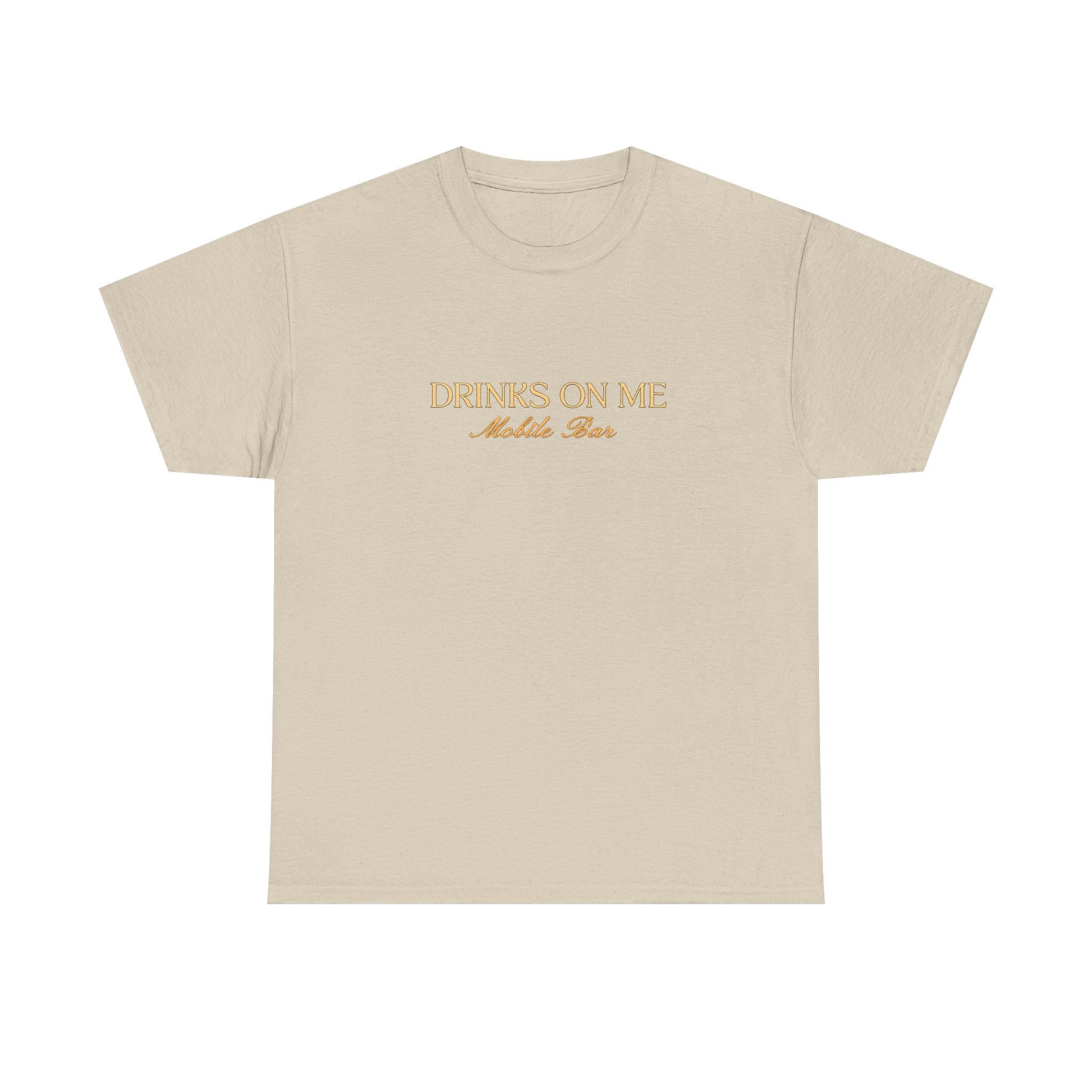Drinks On Me Mobile Bar T-Shirt | OG LOGO