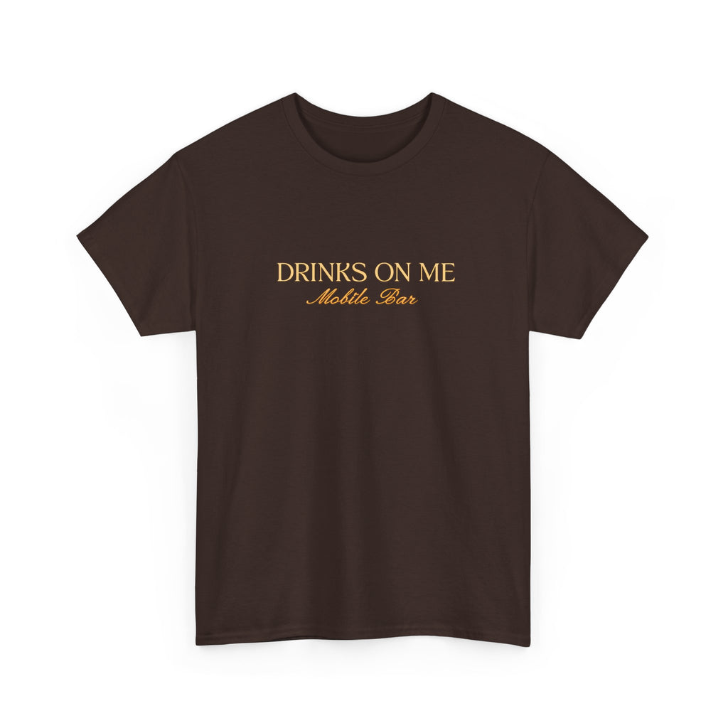 Drinks On Me Mobile Bar T-Shirt | OG LOGO