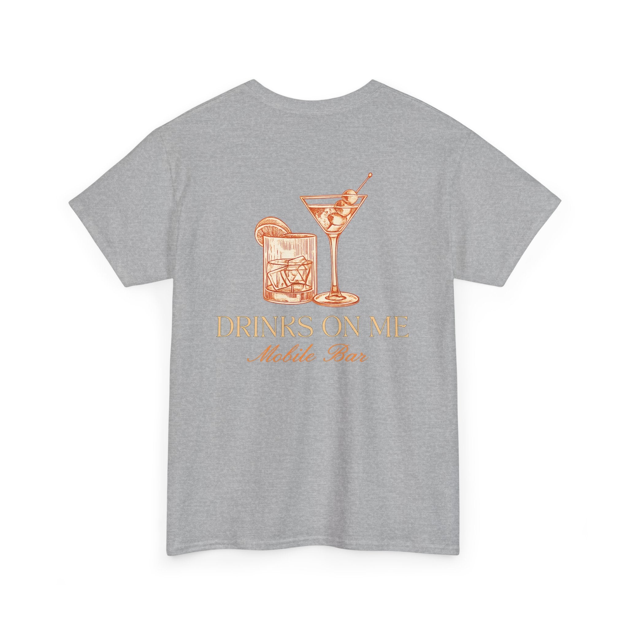 Drinks On Me Mobile Bar T-Shirt | OG LOGO