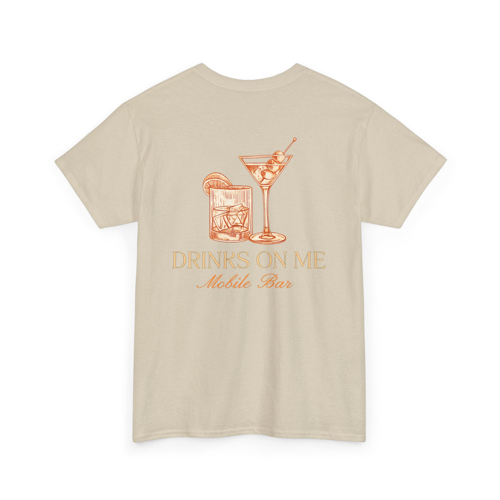 Drinks On Me Mobile Bar T-Shirt | OG LOGO