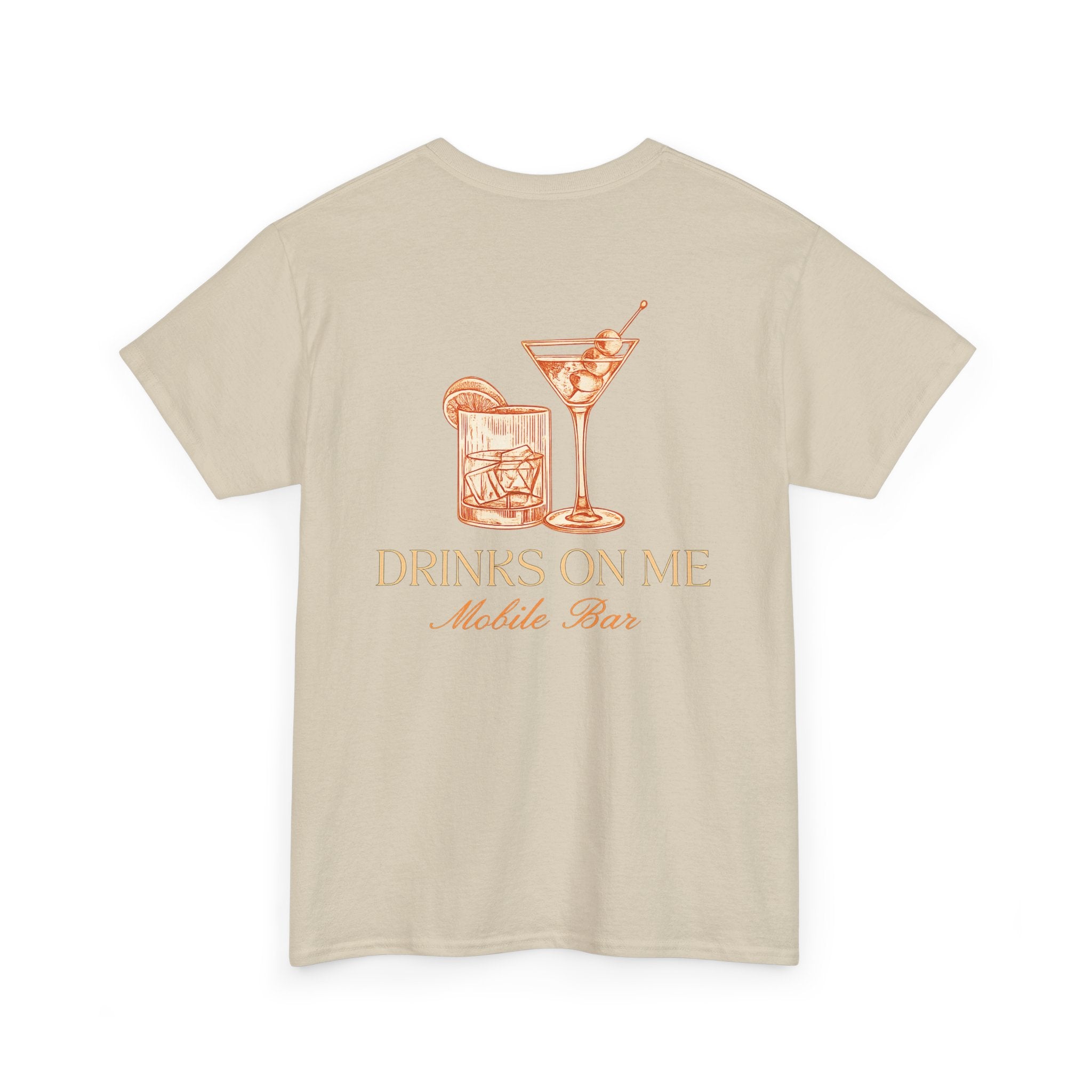 Drinks On Me Mobile Bar T-Shirt | OG LOGO