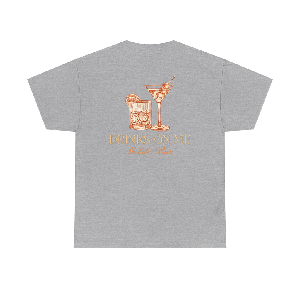 Drinks On Me Mobile Bar T-Shirt | OG LOGO