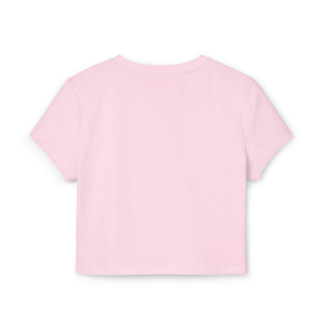 Drinks On Me Mobile Bar-Women's Baby Tee | BLACK LOGO
