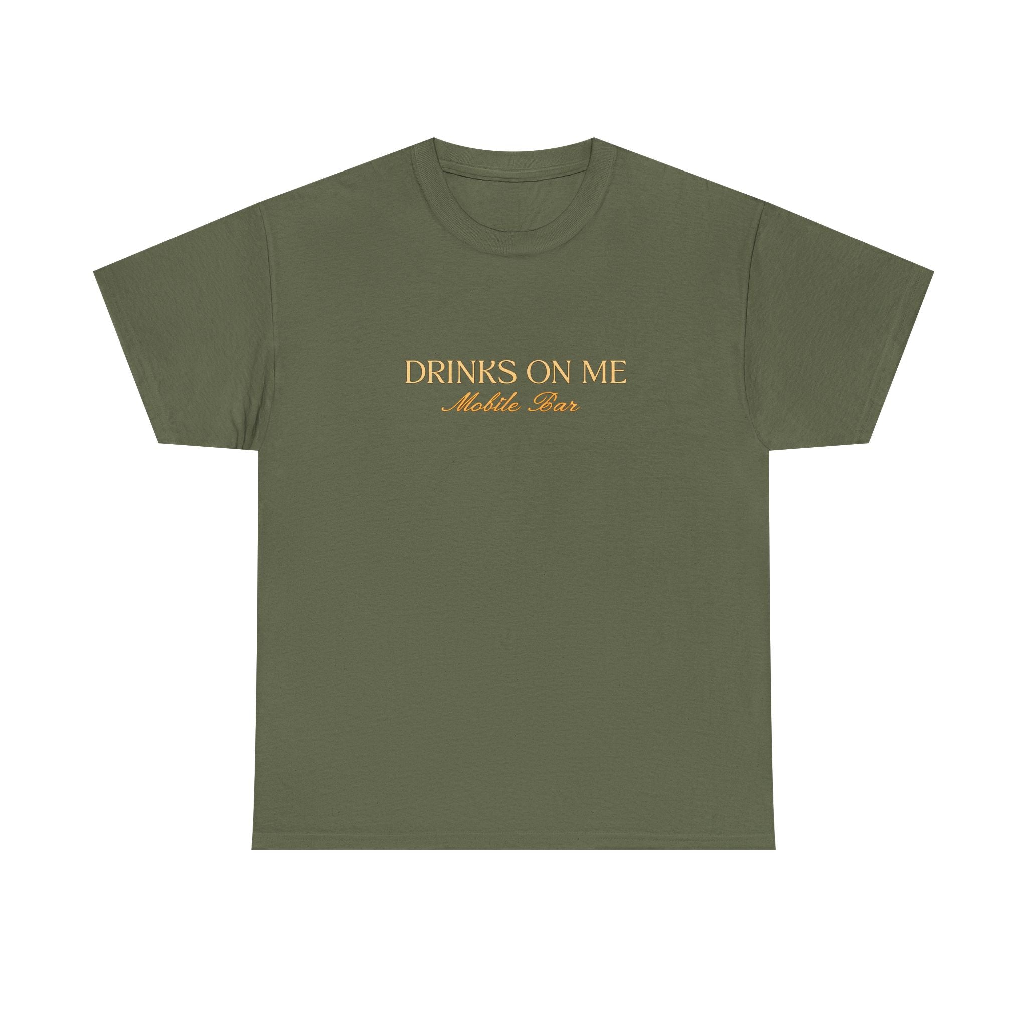 Drinks On Me Mobile Bar T-Shirt | OG LOGO