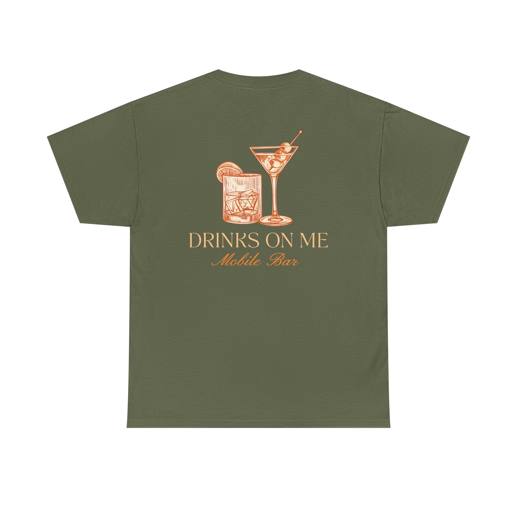 Drinks On Me Mobile Bar T-Shirt | OG LOGO